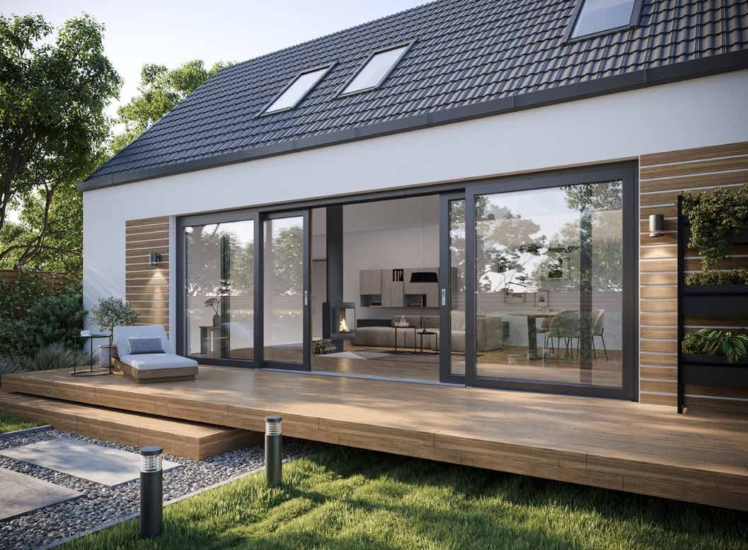 aluplast HST 85 lift & slide door