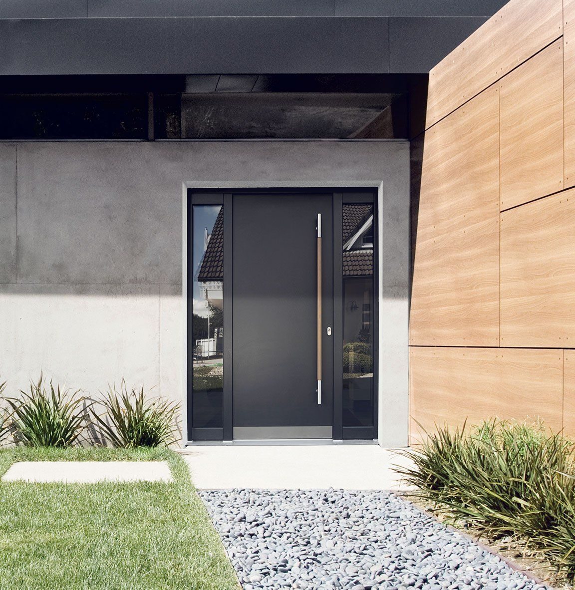 aluplast 85 mm entrance door