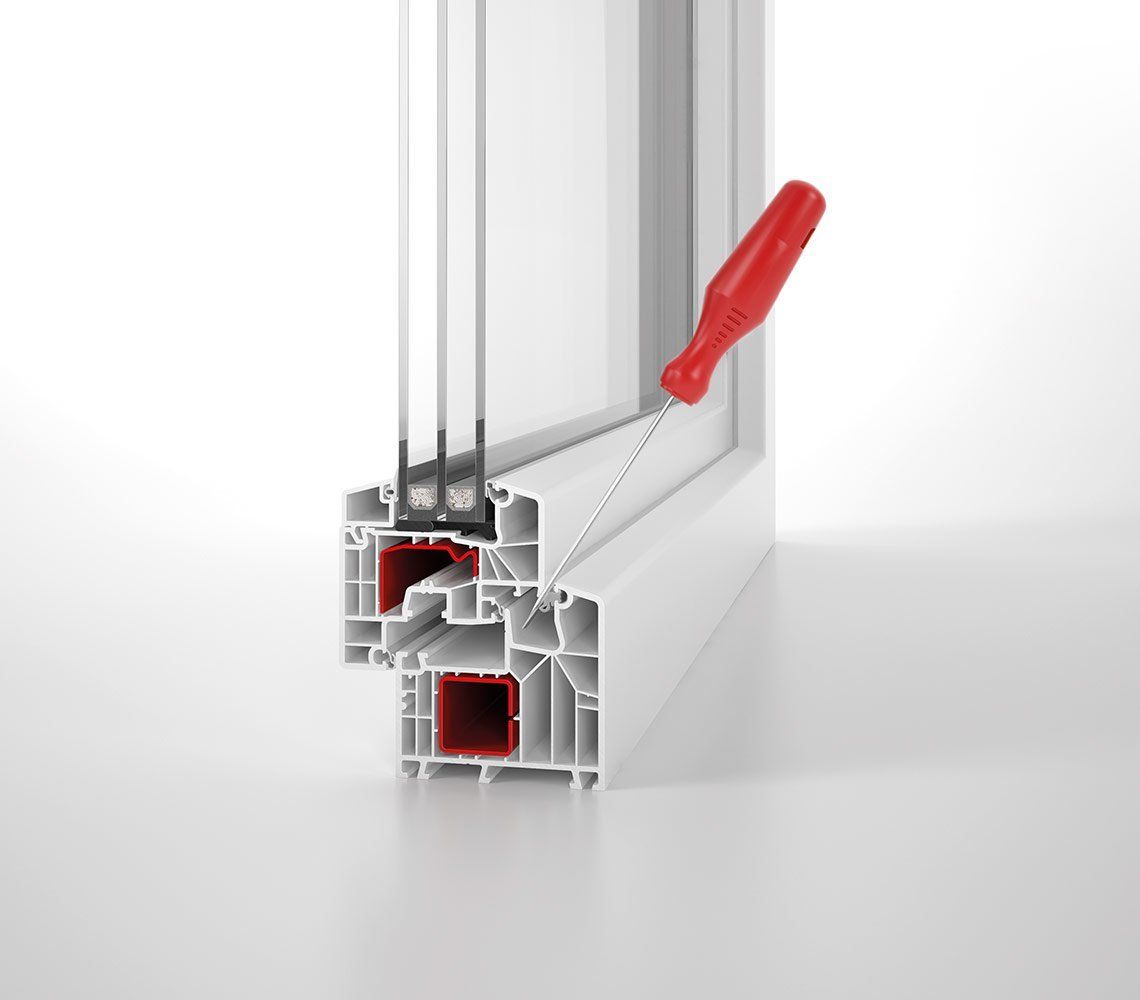 aluplast IDEAL 8000 cross-section