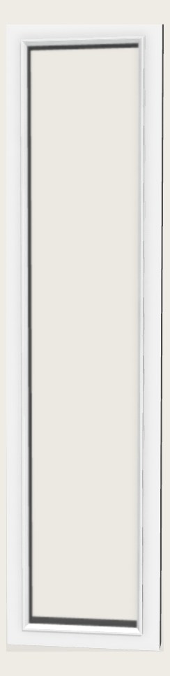 Narrow fixed window - view from inside