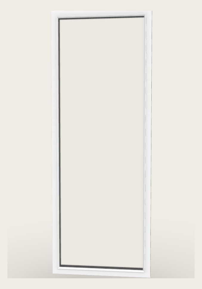 Tall fixed picture window - view from inside