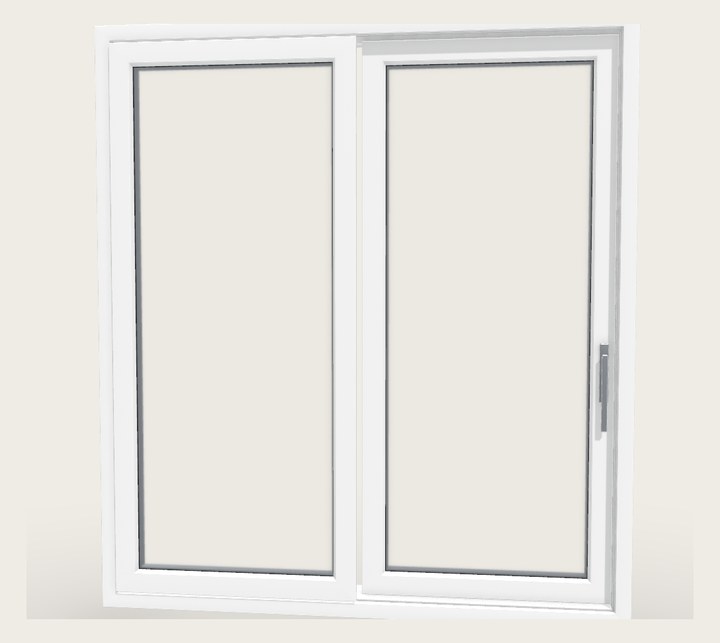 Sliding patio door - view from inside