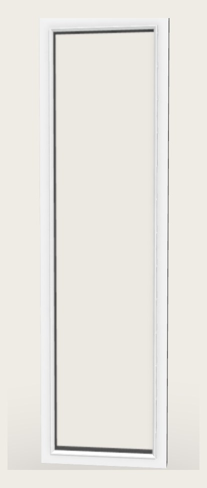 Tall fixed picture window - view from inside