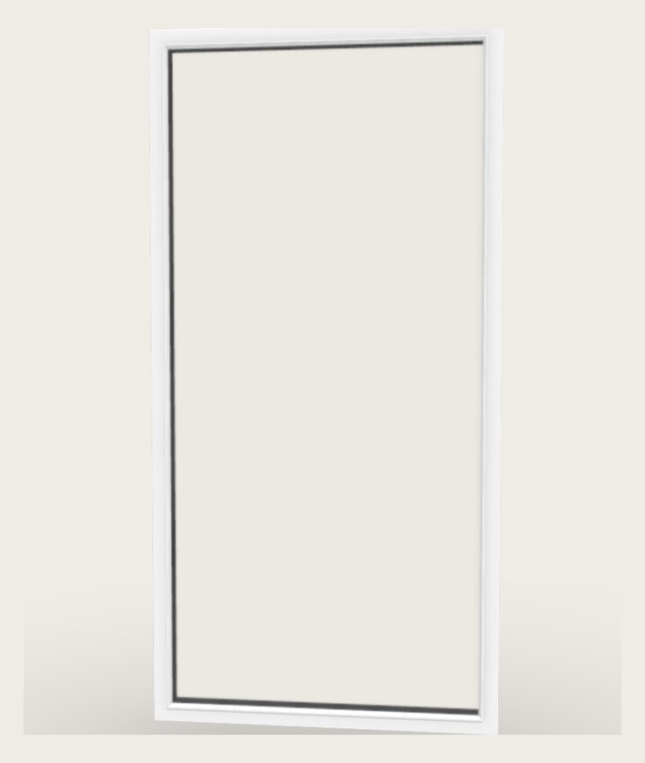 Tall fixed picture window - view from inside
