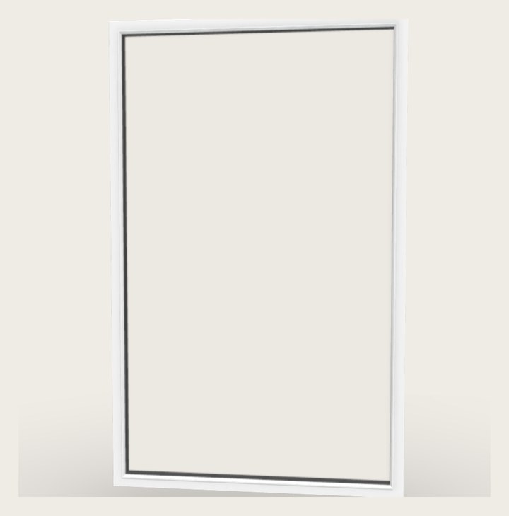Tall fixed picture window - view from inside