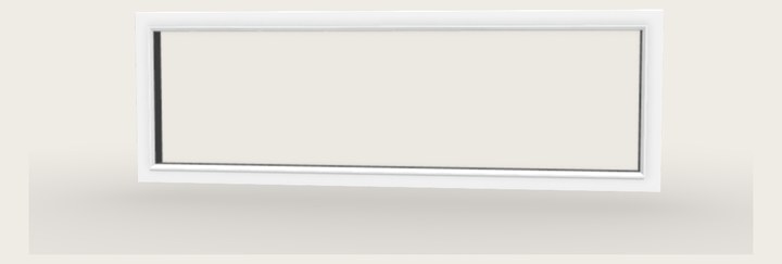 Fixed transom window - view from inside